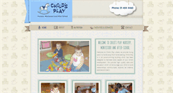 Desktop Screenshot of childs-play.ie